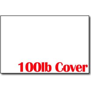 Ultra Thick 100lb Cover White Half Letter Size (5 1/2" x 8 1/2") Cards/Invitations/Cardstock Sheets - 100 Pieces