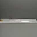 Annecy Floating Shelves Set of 3, 47 Inch White Rustic Wood Shelves for Wall, Wall Storage Shelves with Guardrail Design for Bedroom, Bathroom, Kitchen, Office, 3 Different Sizes