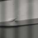 TIPGO Slim Bathroom Trash Can with Lid Soft Close, Step Pedal, 6 Liter / 1.6 Gallon Stainless Steel Trash Bin, Small Garbage Cans for Bedroom, Office, Kitchen (White)