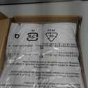 Amazon Basics Lightweight Super Soft, Comfortable Easy Care Microfiber 4 Piece Bed Sheet Set with 14-Inch Deep Pockets, Queen, Gray Crosshatch, Printed