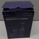 SHARDOR Electric Burr Coffee Grinder for Home Use, Coffee Bean Grinder for 32 Grind Settings, 40-Second Adjustable Timer, One-Touch Start & Cleaning Button, Black