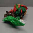 Juegoal 4 FT Christmas Inflatable Rudolph Wreath, Lighted Blow Up Reindeer with Built in LED Lights, Indoor/Outdoor Xmas Holiday Decor, Light Up Front Door Window Lawn Yard Garden Decorations