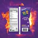 Takis Blue Heat 6 pc / 3.25 oz Snack Size Case, Hot Chili Pepper Flavored Extreme Spicy Rolled Tortilla Chips (EXP 08/20/26)
