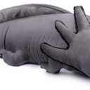 ZHONGXIN Large 30" Grey Axolotl Plush - Weighted, Realistic Stuffed Animal, Cute Ambystoma Gift for Kids