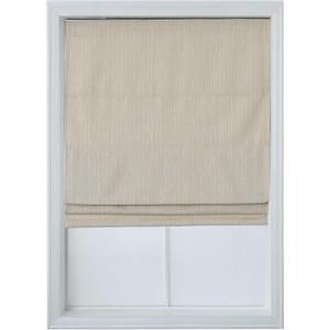 Everyday Celebration 100% Blackout Cordless Roman Shades - Thermal Insulated Window Blinds for Indoor Use, Vanilla, 31” W x 64” H