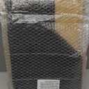 HOMEKOKO Double Layer Large Bread Box for Kitchen Counter, Wooden Large Capacity Bread Storage Bin (Black)