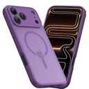 SUPFINE Magnetic for iPhone 17 Case (Compatible with MagSafe)(Military Grade Drop Protection) Translucent Matte Shockproof with Anti-Fingerprint Phone Cover 2025,Blue Purple