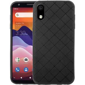 ELISORLI Compatible with ZTE Avid 579 Z5156CC case Rugged Thin Slim Cell Accessories Anti-Slip Fit Rubber TPU Mobile Phone Protection Silicone Bumper Cover for ZTE Blade A3 2020/A3 Joy Women Men Black