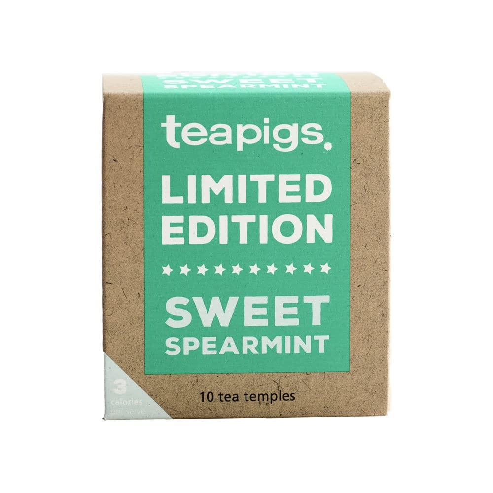 teapigs Sweet Spearmint Tea Made With Whole Leaves (1 Pack of 10 Tea Bags) Green