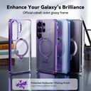 CASEKOO Cobalt Violet Glossy for Samsung Galaxy S26 Ultra Case [360 Spin Magnetic Stand][Fit for MagSafe][18FT Military-Grade Protection] Slim Durable Hand-Polished Frame S26 Ultra Case 6.9", Purple
