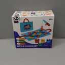 hahaland Montessori Toys for 1 Year Old Boy Girl Birthday Gift - 10 in 1 Cloth Fishing Game Easter Basket Stuffers for Toddler Toys 1-3 with Stacking Cups - Number Counting, Color Sorting Learning