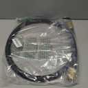 Upgraded 1/2" Diameter Hvac Vacuum Hose, 3/8" to 1/4" Fitting High-Flow Refrigerant Hose Faster HVAC Evacuation and Recovery, 6 Feet Black