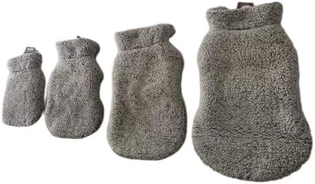 SWIFTSUPPLIES Grey Dog Jacket – Soft, Warm, and Stylish Winter Coat for Small to Large Dogs – (Size M)