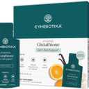 CYMBIOTIKA Liposomal Glutathione Supplement – PQQ, CoQ10 & Antioxidants for Detox, Brain, Energy, Immune Support – Advanced Absorption for Cellular Health & Longevity, Citrus Vanilla, 1 Month Supply