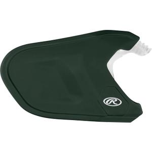 Rawlings | MACH Adjust Face Guard | Adjustable Extension Piece | Fits Mach Series Helmets | Matte| LHB & RHB Options (Matte Dark Green)