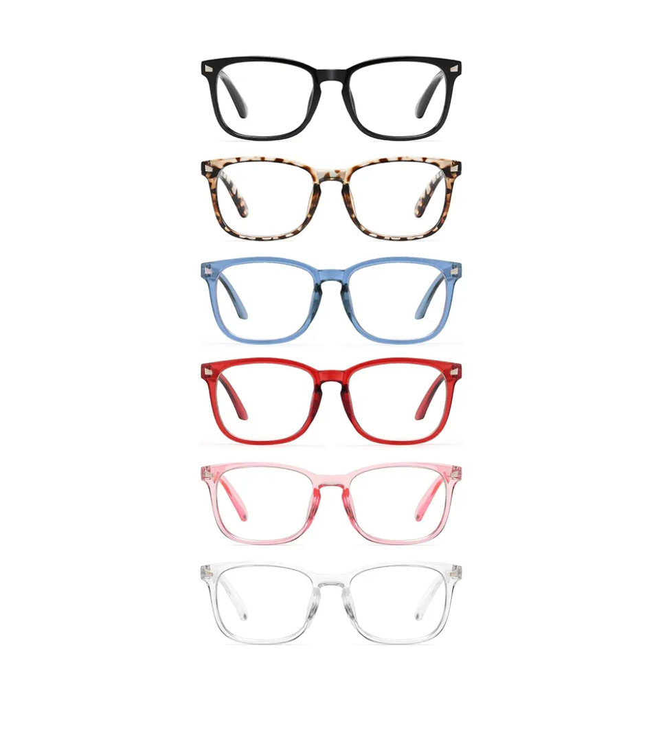 CCVOO Reading Glasses for Women/Men, Eyeglasses, Blue Light Readers for Women/Men, Computer Eye Glasses, Cheaters 1.5