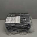 SNTD Dish Drying Rack, Expandable Dish Rack for Kitchen Counter, Metal Dish Drainer with Utensil & Cup Holder 13.8"22.6" L x 12.1" W (Black)