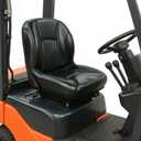 GXARTS Universal Riding Lawn Mower Tractor Forklift Digger Seat Black Replacement Fits for Kubota B7300 B7400 B7500 Bx1800 Bx1500 Bx220