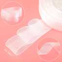Ysleen 200 Yards 1 Inch White Sheer Organza Ribbon Chiffon Tulle Ribbon Organza Satin Craft Decor for Gift Wrapping Wedding Flower Bouquets DIY Craft Bridal Shower Invitation Party Decorations