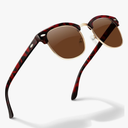 livho Rimless Trendy Polarized Sunglasses Men Women, Retro Sun Glasses for Men
