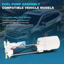 OTO-K Electric Fuel Pump Module Assembly Compatible with Infiniti QX56 2011-2013,QX80 2014-2016 V8 5.6L Gas,Fuel Pump w/Sending Unit Replace#170401LA0A, 170401LA0B