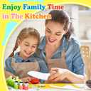 23 PCS Kids Cooking Sets, Kitchen Tools for Toddlers' Real Cooking, Kids Kitchen Knife Set with Cutting Board Kid Safe Knives Peeler Sandwich Cutters Crinkle Cutter, for Girls Boys