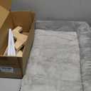 Zakkart Cat Perch for Window Sill with Bolster - Orthopedic Hammock Design with Premium Hardwood & Robust Metal Frame - Cat Window Seat for Large Cats - Natural Color Wood Gray Bed, X-Large 26.4''W