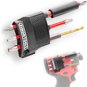 Magnetic Bit Holder for Milwaukee M12 Impact Driver & Drill - Milwaukee Bit Holder for M12 (For M12 Gen3/34xx ONLY, Black Right Side)
