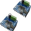 2-Pack BTS7960 43A H-Bridge Motor Driver - High-Power DC Motor Controller with Current Limiting/Overheat Protection for Smart Cars/Robotics/Industrial Automation/Arduino Projects