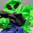 Morph Kids Inflatable Alien Costume, Blow Up Alien Outfit for Children, Halloween Costumes for Kids, One Size