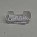 LEVERLOC Shower Caddy Suction Cup, Shower Organizer Removable Bathroom Shelf, Storage Suction Powerful Max Hold 22lbs Bathroom Caddy Waterproof Holder, White