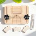 Polymer Clay Earring Hole Drill Guide Tool, Precision Drilling Guide for Polymer Clay Jewelry Earring Making Tools & Clay Craft Accessories