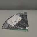 Wide Squirrel Proof Baffles for Bird Feeder Pole, Outdoor Pole Mount Stopper & Guard,Squirrel Cone (2 Pack, Black)