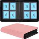 Top Loader Binder, Holds 128 Top Loaders,4 Pocket Top Loader Binders for 3" x 4" Rigid Cards, Card Album Folder for Hard Plastic Top Loaders
