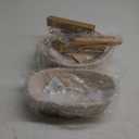 Banneton Bread Proofing Baskets Set of 2, 10" Round & 11" Oval Sourdough Proofing Baskets with Liners, Proofing Baskets for Sourdough Bread Baking (Rattan)