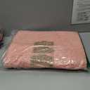 Polyester Bathroom Rug 24"x36" Pink, Non-Slip Soft Shaggy Bath Mat
