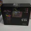 FIFINE Gaming Equipment Bundle, Dynamic XLR/USB Gaming Microphone Set with Streaming Audio Mixer for Podcast Recording Video Vocal, RGB Gamer Set with Volume Fader/XLR Interface for PC-AmpliGame KS5 (Black)