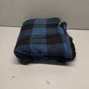 Eddie Bauer - Blanket, Super Soft Reversible Sherpa & Brushed Fleece Bedding, Throw Blankets for Couch, Ideal for Lounging (Cabin Plaid Blue)