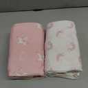 KeaBabies 2-Pack Organic Crib Sheets for Boys, Girls - 52x28 Fitted Crib Mattress Sheet Neutral, Breathable Jersey Cotton Cover for Baby Bed, Toddler Mattress, Soft & Cute Prints (Dreamland)