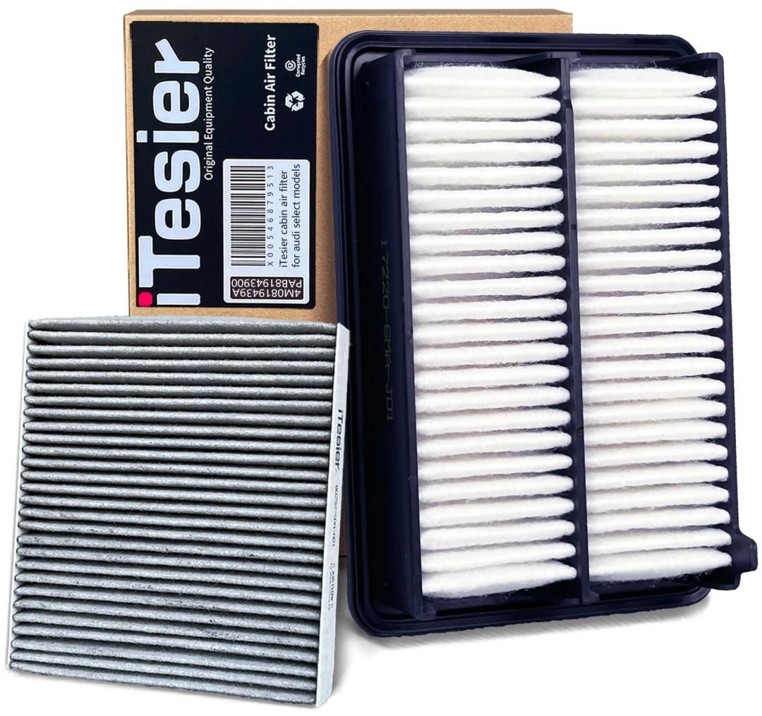 Engine Cabin Air Filter Kit for CRV Hybrid (2023-2025), Accord Hybrid (2023-2...