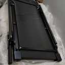 Treadmill with Incline,3.0HP Small Treadmills for Home,Portable Electric Treadmill with Handles,Lightweight Walking Pad,Compact Running Treadmills,Walking Pad with Handle,300LBS Capacity (Black)