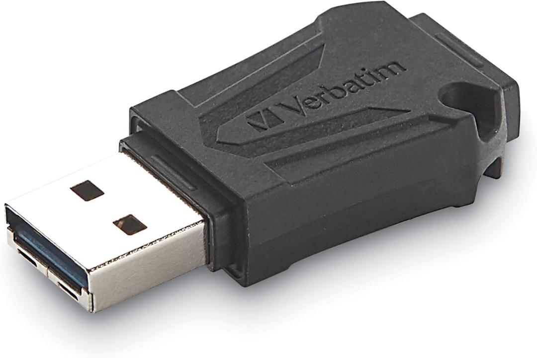 Verbatim 16GB ToughMAX USB 2.0 Flash Drive - Extremely Durable Thumb Drive - Black 70000