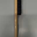 100% Boar Bristle Slick-Back Brush | Natural Wooden Styling Tool to Restore Shine & Frizz Control, Smooth Flyaways | Teasing to Add Volume | Perfect for Sleek Ponytails, Buns & Men's Beard Grooming