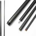 CROWN ME Carbon Fiber Pool Cue Stick 12.8mm Tip Billiard Carbon Fiber cue, 58" Pool Table Sticks, Weight Adjustable Design -18OZ,18.4OZ,19OZ,20OZ