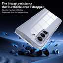 Compatible with Galaxy Z Fold 5 Case, Clear Hard PC Cover | Cute Fashion Simple Never Yellowing Lightweight Matte Protective Slim Bumper Phone Case for Galaxy Z Fold 5(6-82)