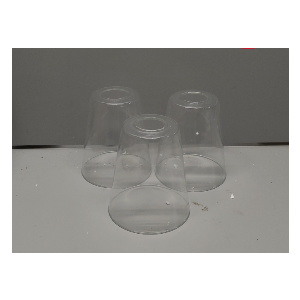 3-Pack Clear Glass Lampshade Replacement, High Transmittance Cylinder Glass Cover, 5.51in Height, 3.93in Diameter, 1.69in Fitter Lamp Shade Replacement for Pendant Chandelier Wall Light