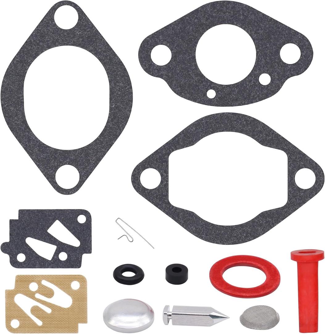 Carburetor Rebuild Kit Carb Repair Compatible with Eska Sears Ted Williams Tecumseh Outboard Motor 1961-1987 Carb Kit DI-52034