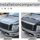 Car Hood Protector Bra, Auto Ventshade Compatible with Nissan Titan 2016-2023, Bug Flector Hood Shield Leather, Hood Bra Front End Nose Mask Accessories