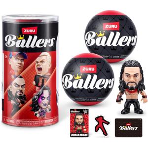 WWE Ballers Series 1 (2 Pack) by ZURU | Officially Licensed WWE Superstars, Mystery Capsule Unpacking, 16 to Collect, Build Your Roster