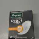 DependsMen Incontinence Shields/Pads Light Absorbency - 1 Box